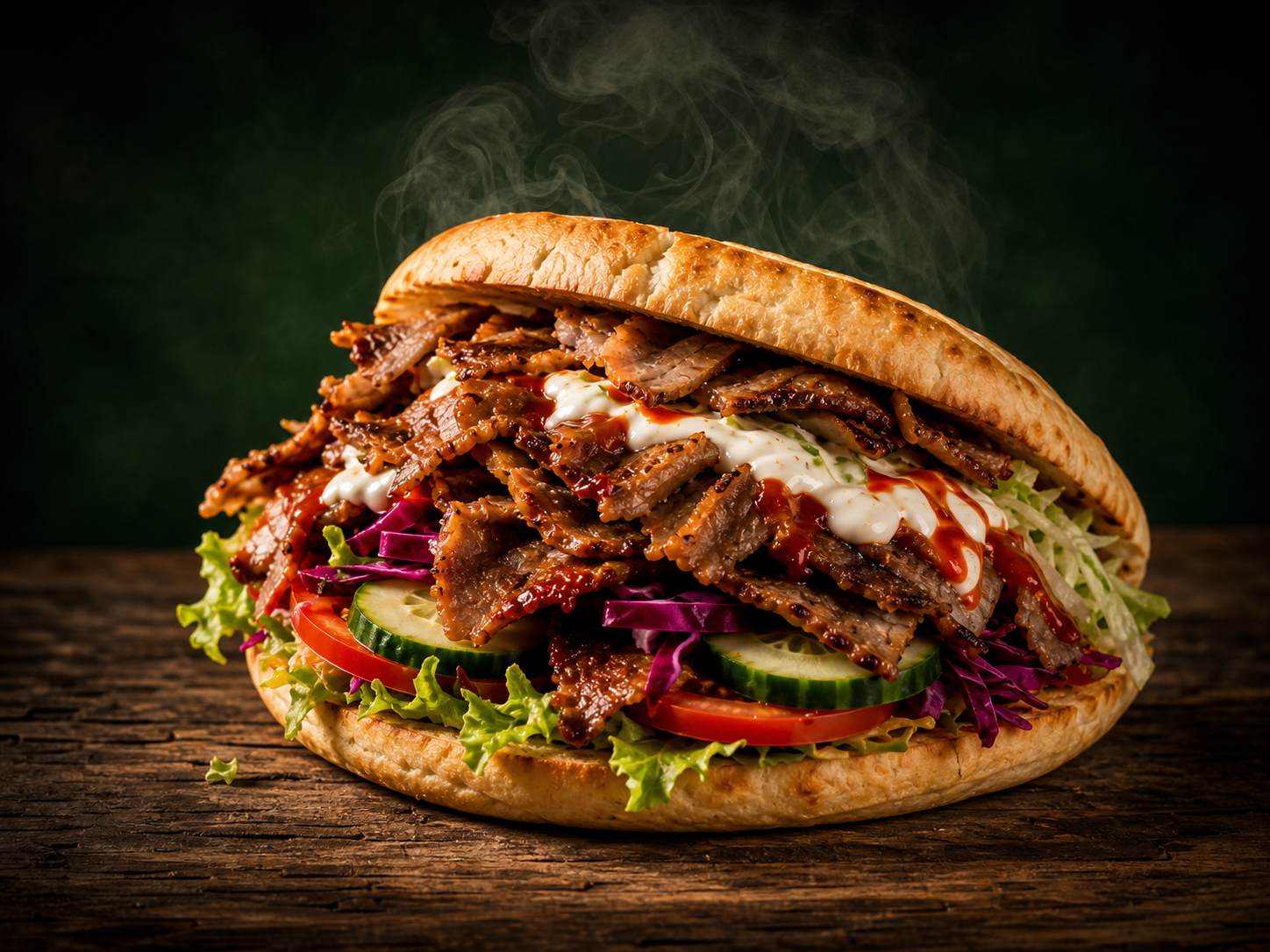 Döner im Fladenbrot