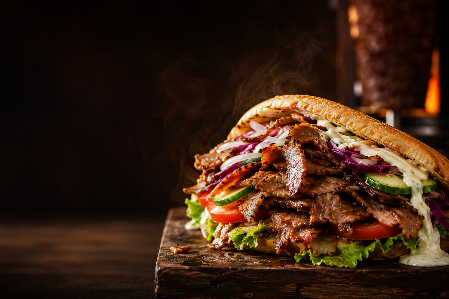 Döner im Fladenbrot